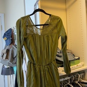 Olive green jumpsuit